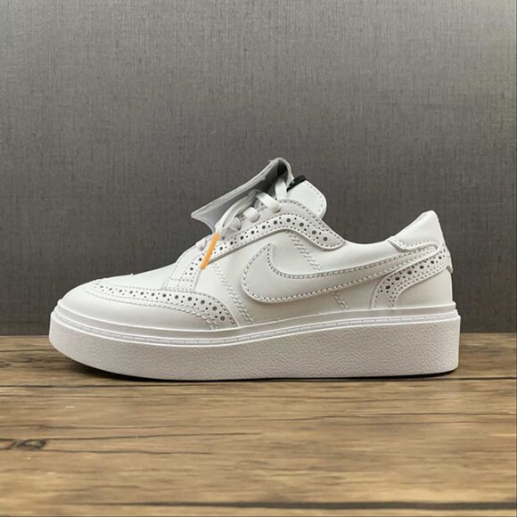 Nike Kwondo 1 G-Dragon Peaceminusone Triple White Unisex Sneakers - Picture 1 of 15